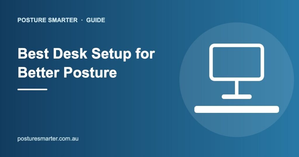 Best Desk Setup for Better Posture – guide graphic