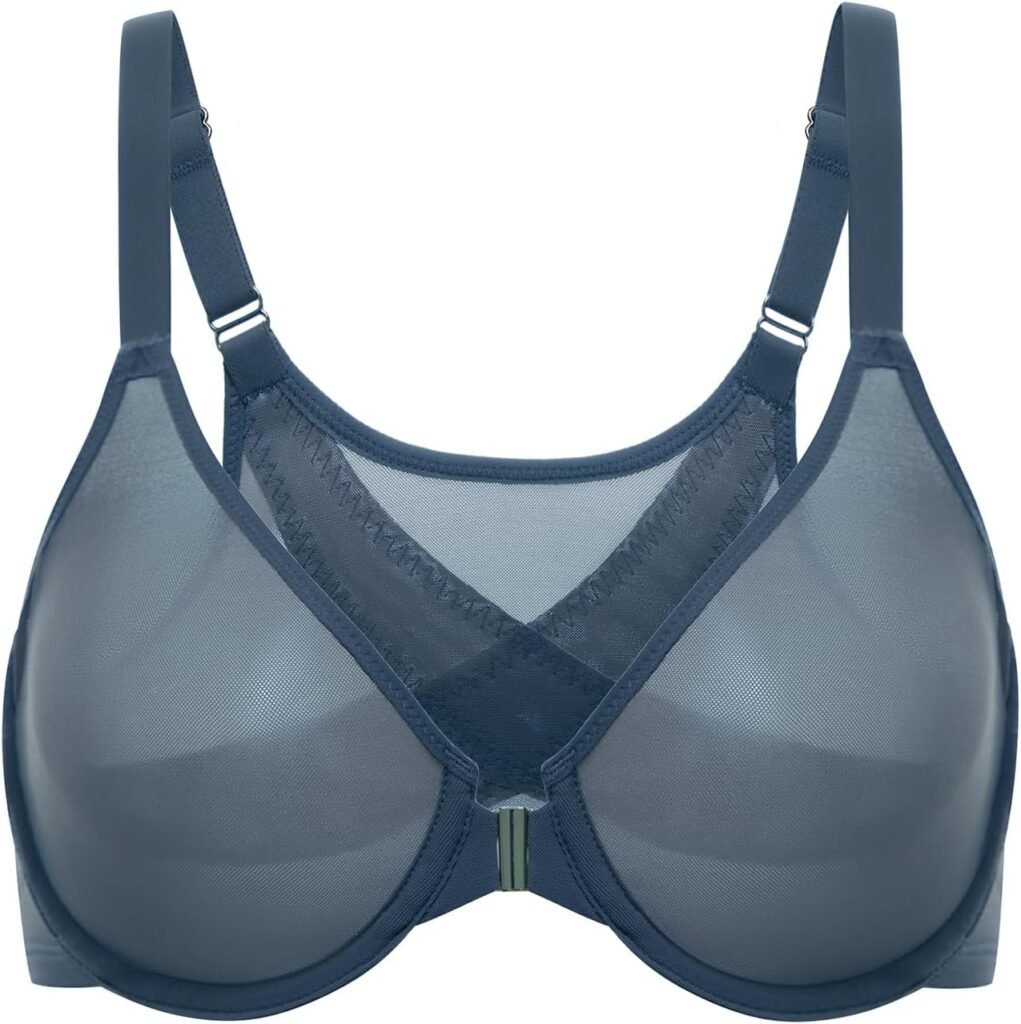 DELIMIRA Posture Sheer Mesh Bra