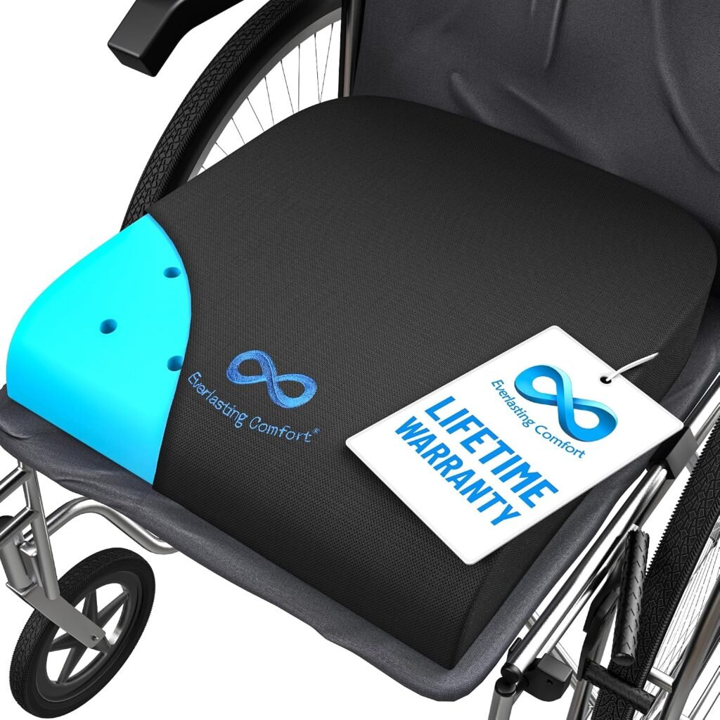 Everlasting Comfort Pure Memory Foam Seat Cushion (Gel-Infused) product photo