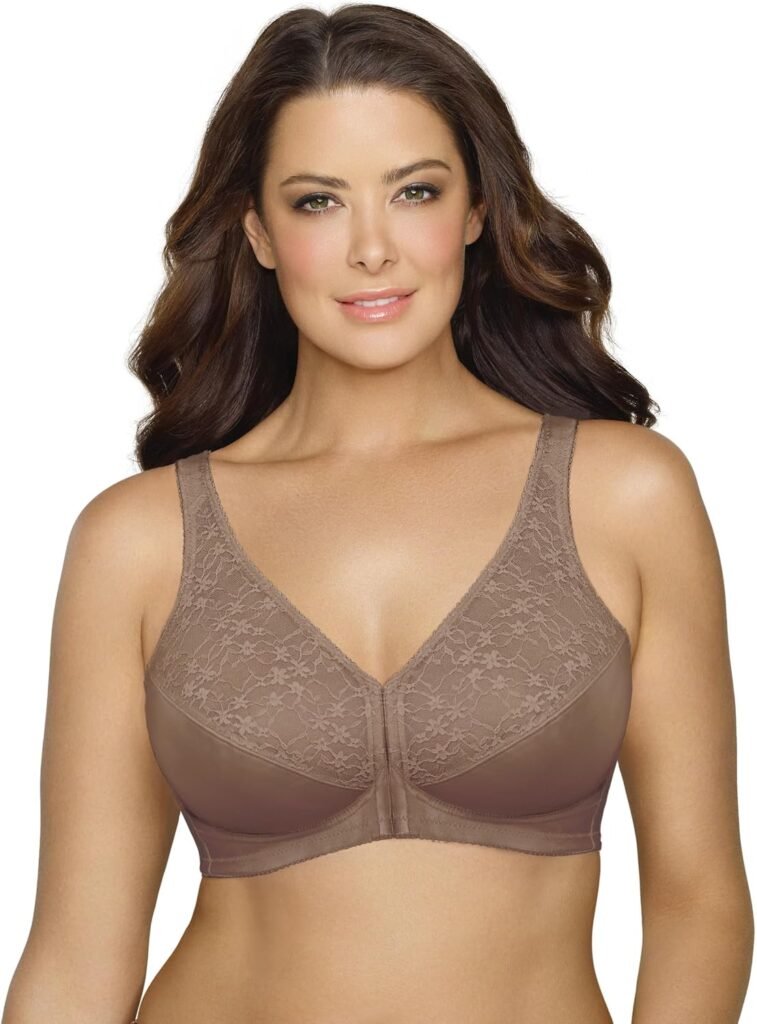 Exquisite Form Front Close Posture Bra with Lace