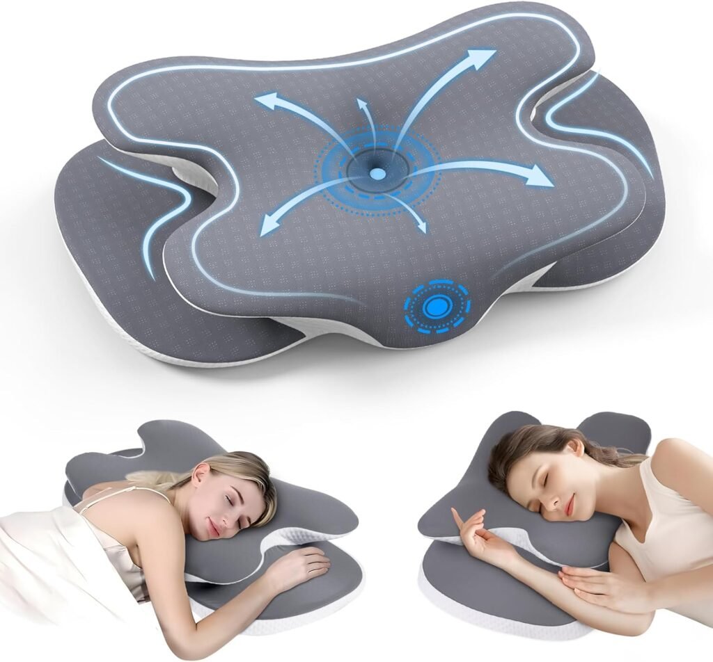 JINXIA Memory Foam Cervical Neck Pillow