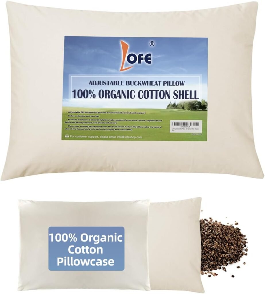 LOFE Organic Buckwheat Pillow