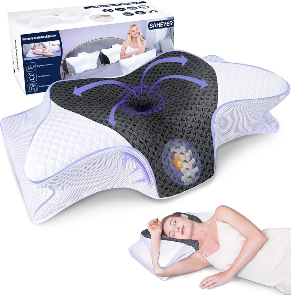 SAHEYER Cervical Pillow 2-in-1 Gray